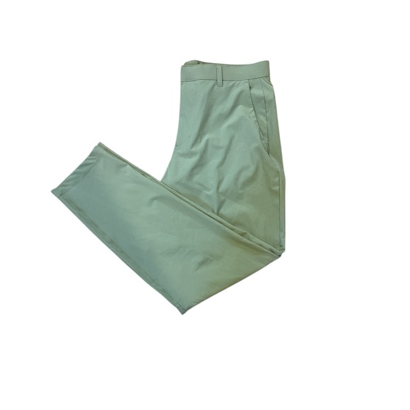 Fabletics Men’s Only Pant Golf Performance Green‎ Stretch Athletic Chino 33x32 - Picture 1 of 4